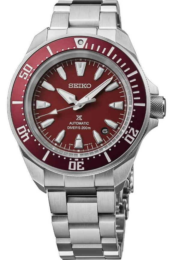 Men's SRPL11 Prospex New Samurai Red Dal Dive Watch