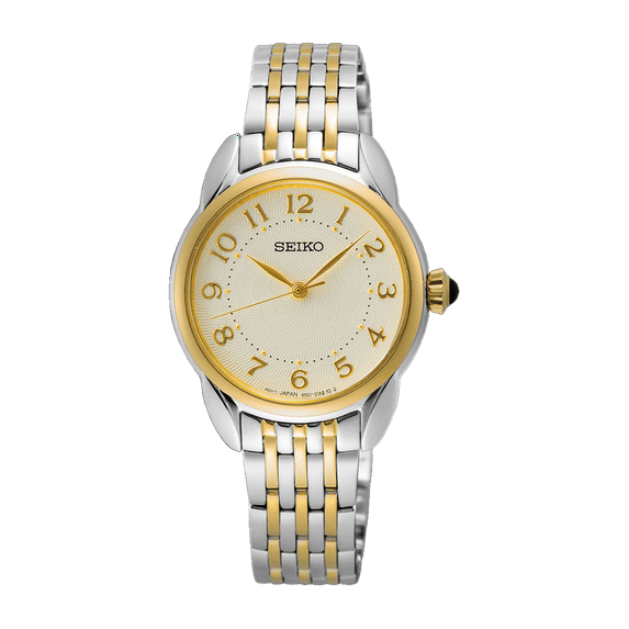 SEIKO Quartz Champagne Dial Ladies Watch #SUR562