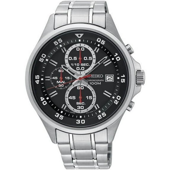 SEIKO SKS627P1,Men's Chronograph,stainless steel case and bracelert,date,100m WR,SKS627