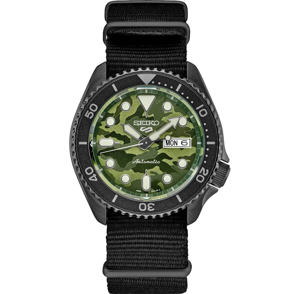 SEIKO SRPJ37 Watch for Men - 5 Sports - Automatic with Manual Winding ...