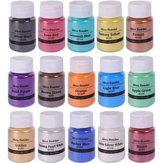 SEISSO Mica Powder Coloring Pigment, Natural Epoxy Resin Dye, Premium Mica  Powder,24 Colors for Lip Gloss, Soap Making, Candle Making, Bath Bomb, Art  Crafts,Nails, Slime,Christmas Gift 