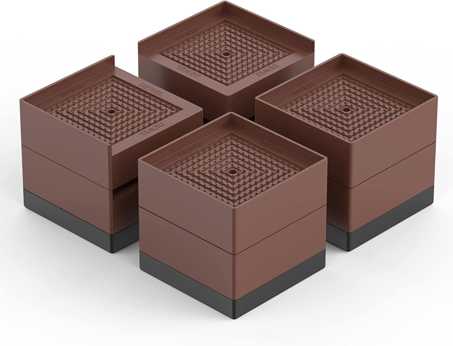 SEISSO Bed Risers Bed Lifters Increase 1.89 inch Height, Heavy Duty ...