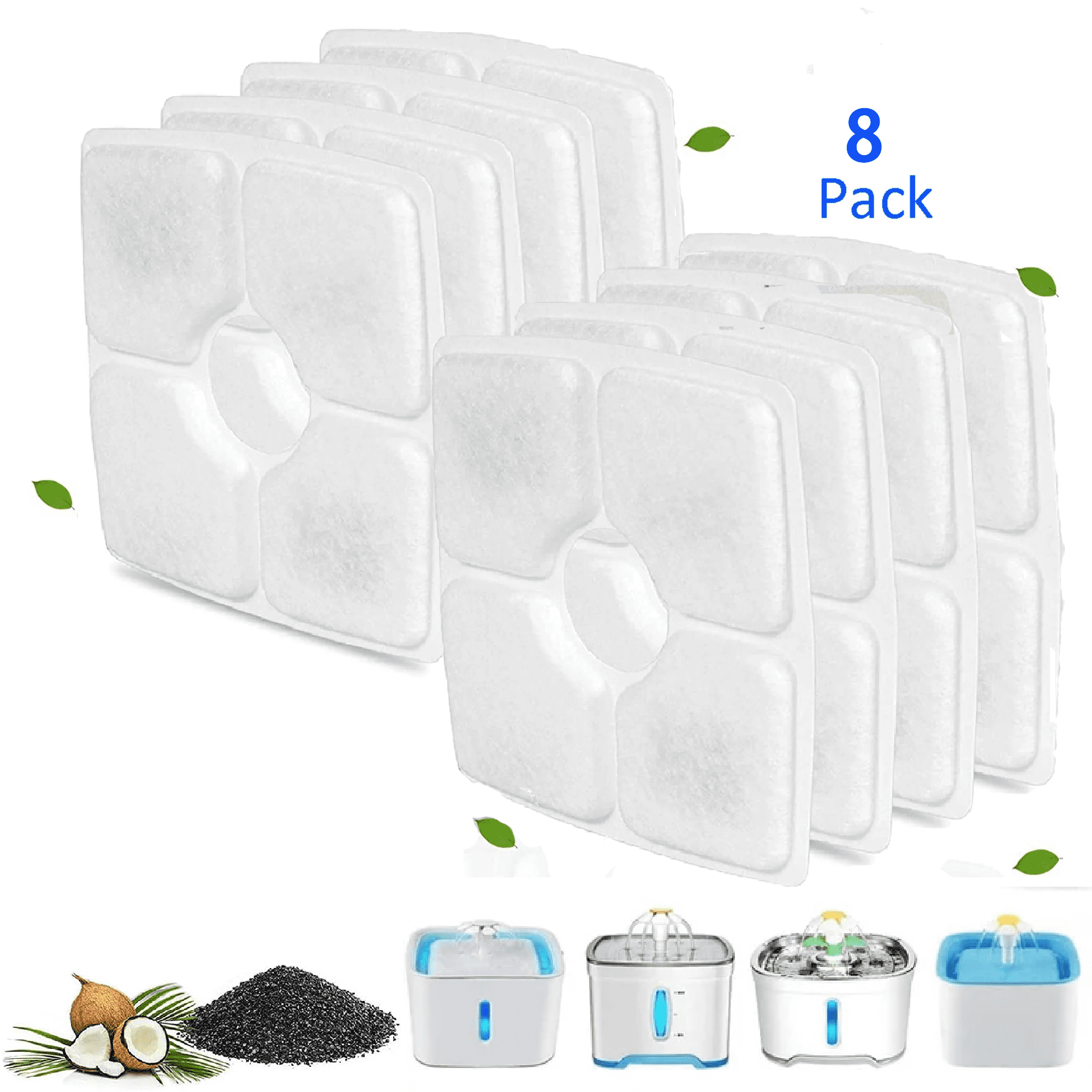 SEISSO Cat Fountain Filters Replacement Pack of with