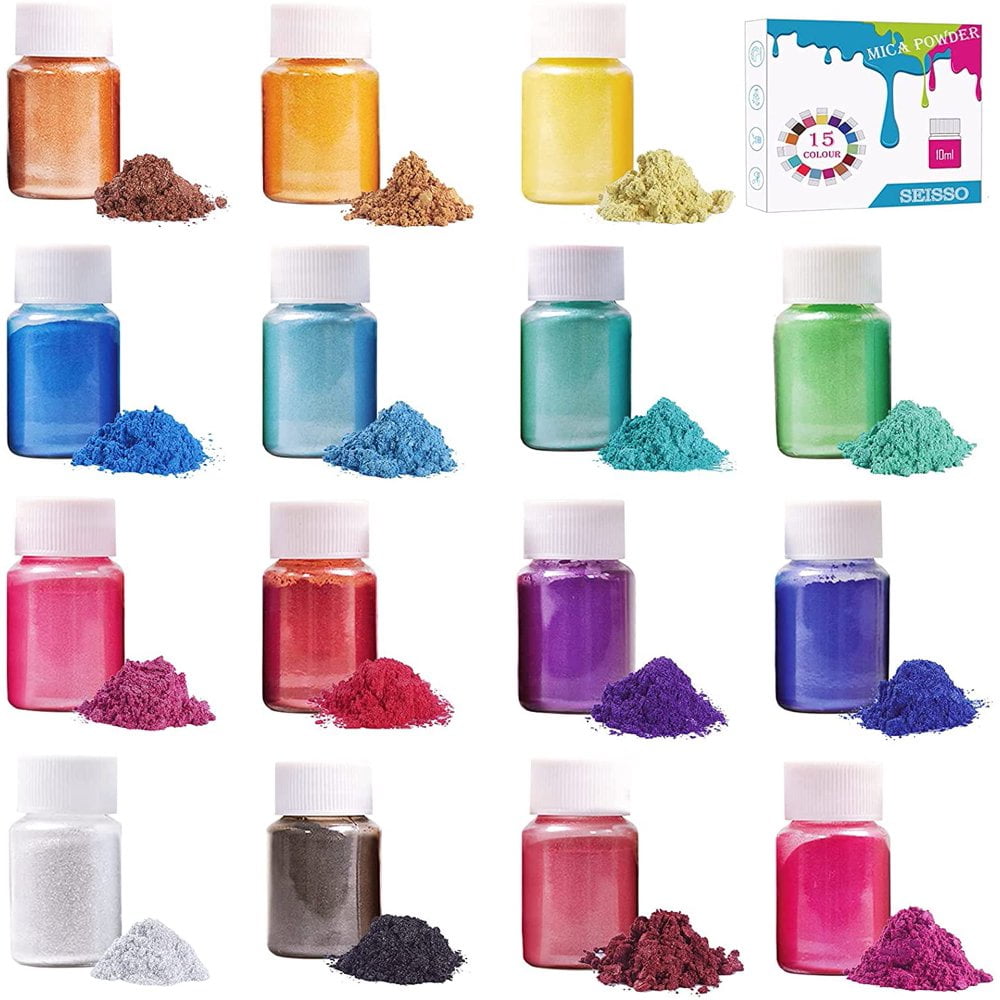 KS4406 Mica Powder Cosmetic Grade Epoxy Resin Color Pigment Natural Dye  Colorant