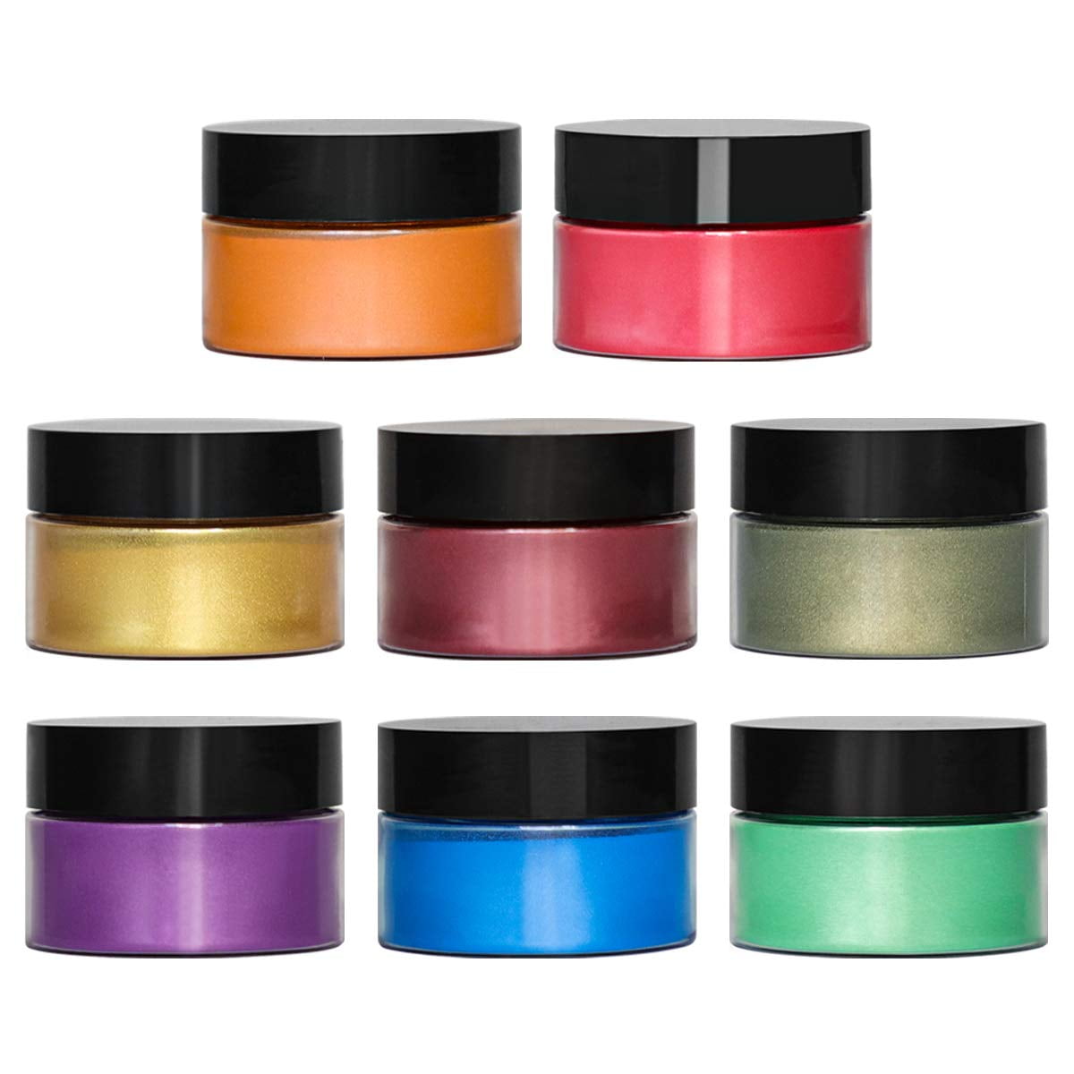 Metallic Pigment Powder - 24 Color Epoxy Resin Pigment Fine Powder for  Resin Artwork, Painting - Shimmer Metal Color Dye Mica Powder for Slime,  Soap