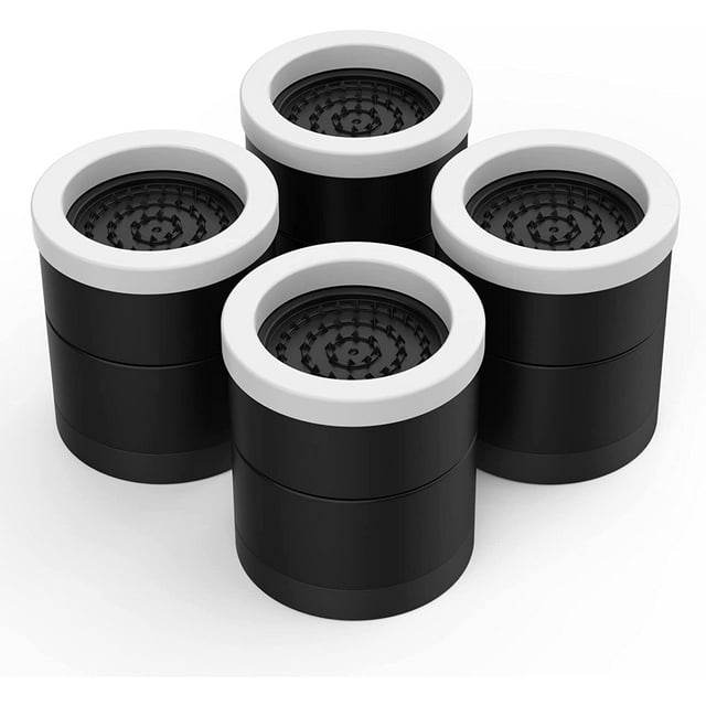 SEISSO Round Bed Risers Couch Risers (9.5CM Height),Stackable Furniture