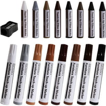 Wood Touch Up Markers, set of 17 Furniture Markers and Filler