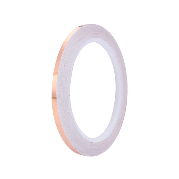 SEIWEI 1 Roll Copper Foil Tape, Adhesive EMI RFI Shielding Tape, High Temp Resistance Tapes for Electrical Grounding, Soldering, Crafts, and Repair