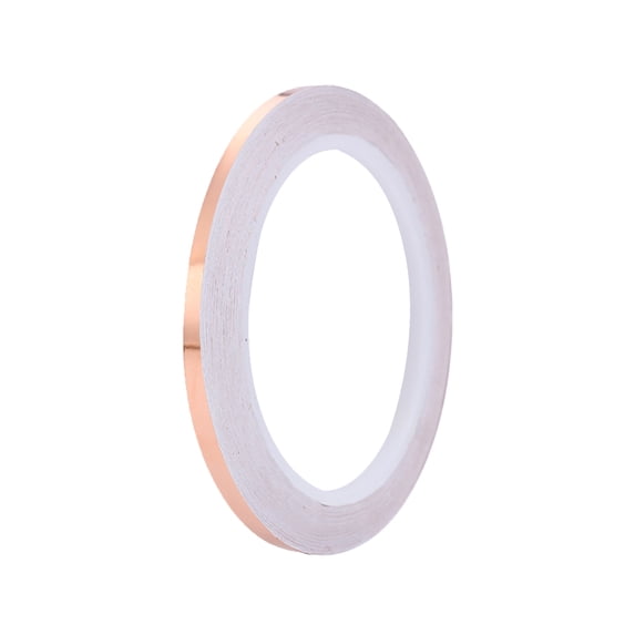 SEIWEI 1 Roll Copper Foil Tape, Adhesive EMI RFI Shielding Tape, High Temp Resistance Tapes for Electrical Grounding, Soldering, Crafts, and Repair