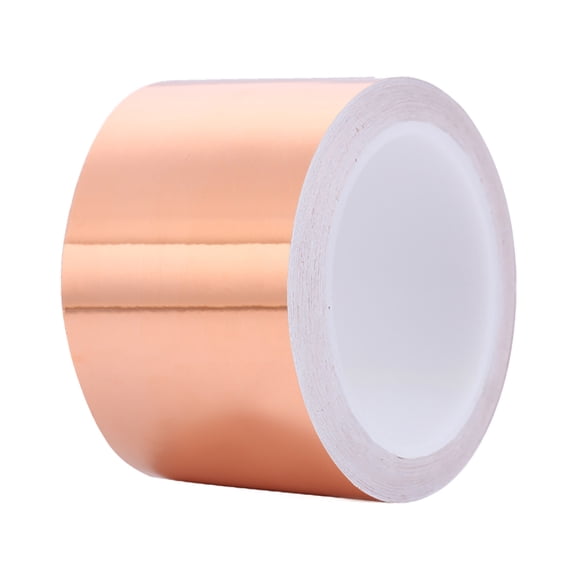 SEIWEI 1 Roll Copper Foil Tape, Adhesive EMI RFI Shielding Tape, High Temp Resistance Tapes for Electrical Grounding, Soldering, Crafts, and Repair