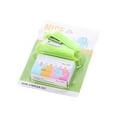 thumbnail image 1 of SEIWEI 1 Set Mini Staplers Staple Compact Manual Stapler Student Stationery Office Supplies Green, 1 of 8