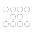 thumbnail image 1 of SEIWEI 10Pcs Metal Book Rings Notebook Loose-Leaf Ring for Word Card Albums Office Paper Management (50#), 1 of 8