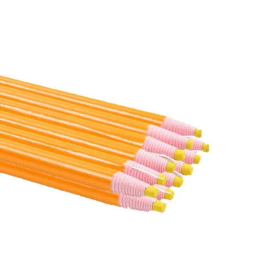SEIWEI 12PCS Sewing Marker Crayons Leather Drawing Line Positioning Pens Colorful Drawing Crayon Marking Pens (White)
