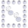 thumbnail image 1 of SEIWEI 20PCS Mini Acrylic Clear Octagonal Ring Boxes Ring Box Holder Jewelry Storage Boxes (White), 1 of 8