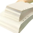 thumbnail image 1 of SEIWEI 80Pcs A5/A6 Refill Paper Thick Refillable Paper 6 Ring Binder Loose-Leaf Design, 1 of 7