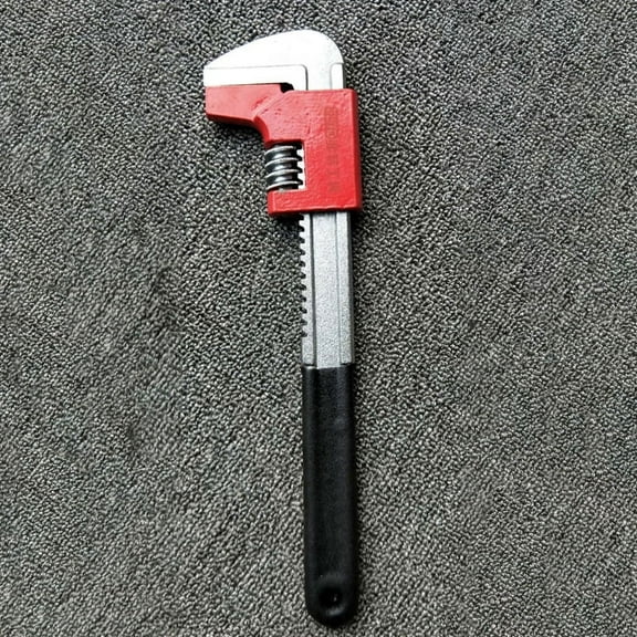 SEIWEI Adjustable Pipe Wrench 9 inch Chrome Vanadium Steel Universal Pipe Wrenches Hand Tool (Random Color)
