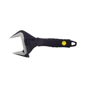 SEIWEI Adjustable Wrench Steel Spanner Wrench Opening Bathroom Nut Key DIY Hand Tool 6" Black