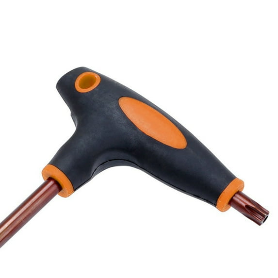 SEIWEI Alloy Steel T-Handle Torx Screwdriver Plastic Handle Hand Tool for Bicycle Applications (T30/80*177mm)
