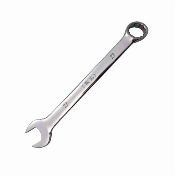 SEIWEI Combination Open & Ring Spanner Chrome Vanadium Steel Spanner Double-Headed Metric Wrench 15mm Silver