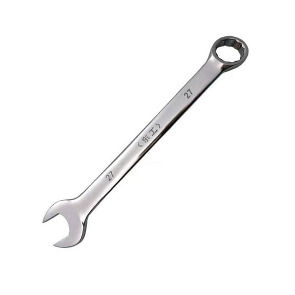 SEIWEI Combination Open & Ring Spanner Chrome Vanadium Steel Spanner Double-Headed Metric Wrench 21mm Silver