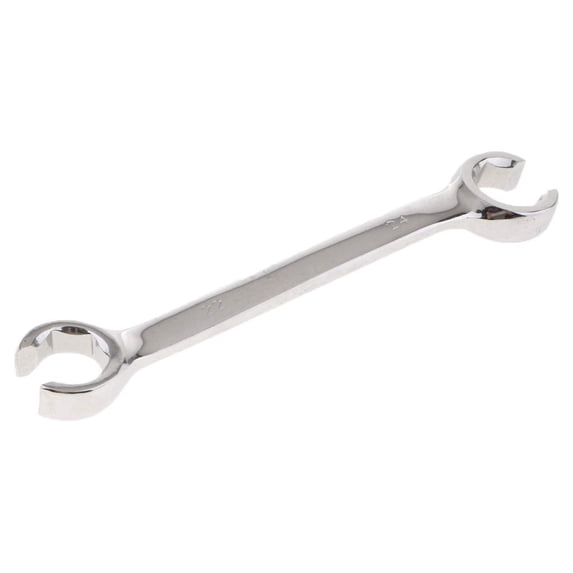SEIWEI Double Open End Wrench Brake Pipe Spanner with Size Stamped for DIY Hand-Making Automotive Repairs Household Tool Silver (12x14mm)