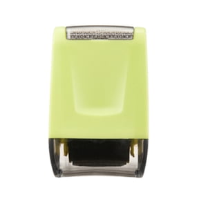 SEIWEI Identity Defender Roller Stamp Plastic Shell Privacy Information Anti-Theft Cover Applicator (Green)