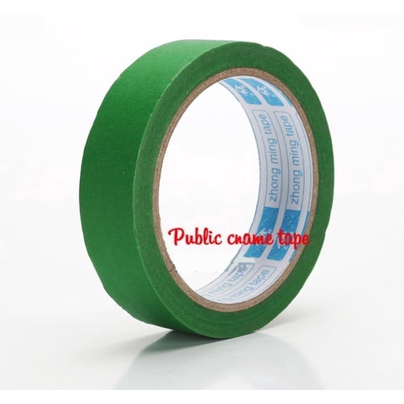 SEIWEI Masking Tape, Paint Tape for Walls Painting Packing Automotive DIY & Decorating, Easy Tear & Remove, 1 Roll (Green, 20mm*20m)