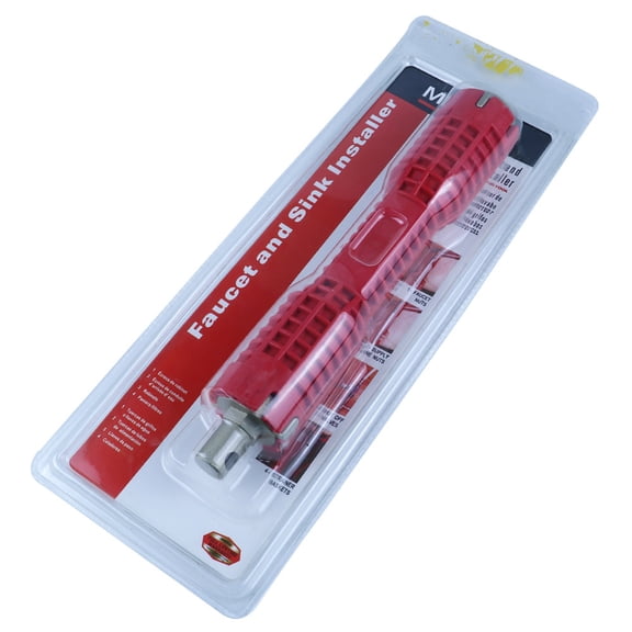 SEIWEI Multi-Function Water Pipe Wrench Faucet Socket Wrench Water Pipe Spanner Hand Tool Orange