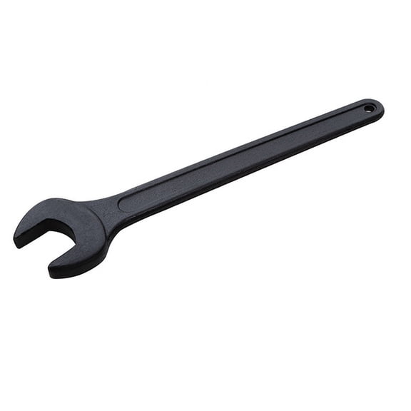SEIWEI Open Ended Wrench 45 # Steel Spanner Wrench Impact Single End Repair Hand Tool for Home and Outdoor Black (19mm)
