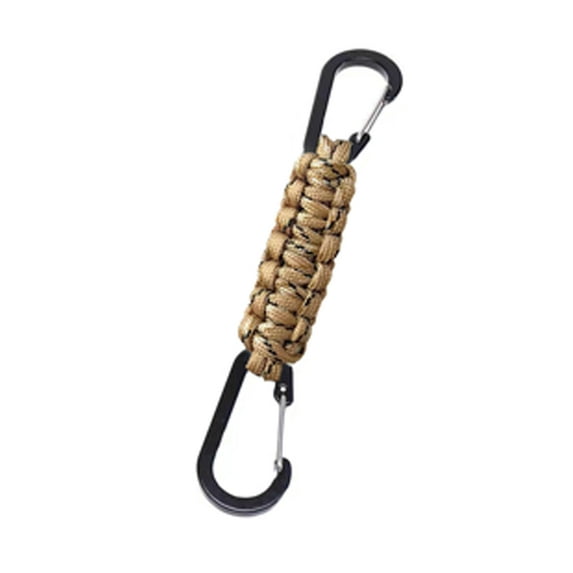 SEIWEI Paracord Keychain Carabiner Clip D-Ring Lanyard Hanger Hook Key Cord Chain Aluminum Carabiner Buckle 16 Colors