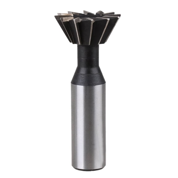 SEIWEI Premium HSS Dovetail Cutter 60° Milling Angle, for Milling Dovetails Right Hand Cutting (1pcs, Cutter Diameter 20mm)