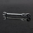 thumbnail image 1 of SEIWEI Ratchet Combination Spanners Chrome Vanadium Flexible Metric Combination Wrench Head Ratchet Spanner Tool 11mm Silver, 1 of 8