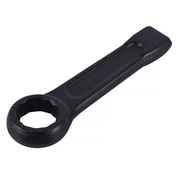 SEIWEI Single Head Wrench Metric Slogging Ring Spanner for Repairs Machinery Maintenance Work Black (36MM)
