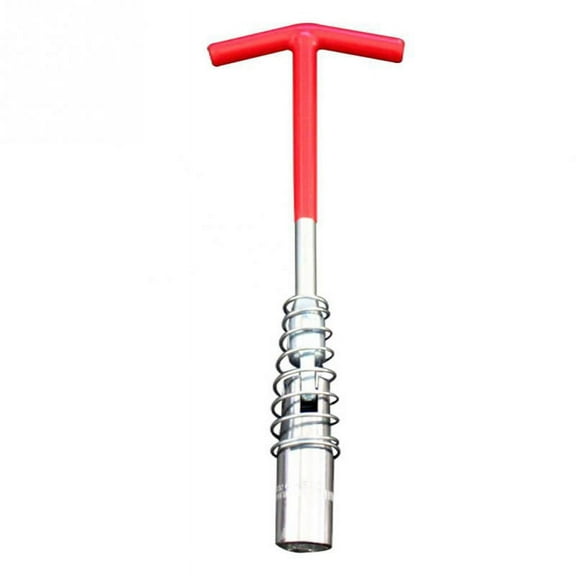 SEIWEI T-Type Wrench Spark Plug Wrench with Non-Slip Handle Socket Remover for Car (Short - 16mm)