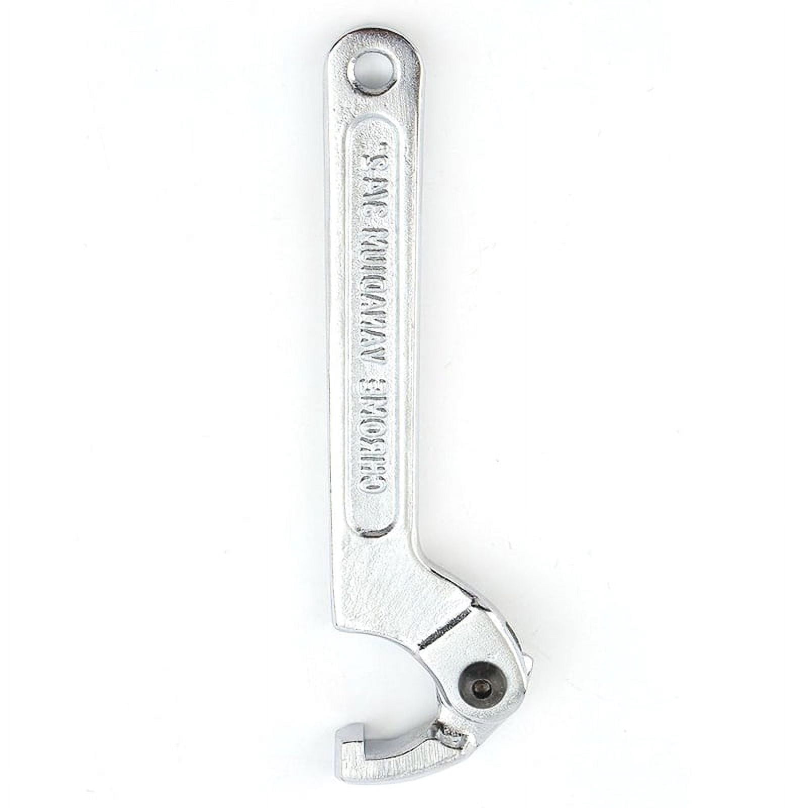 SEIWEI Universal Shock Adjustment Adjuster C Spanner Wrench Tool Adjustable Wrench 115-170mm Silver