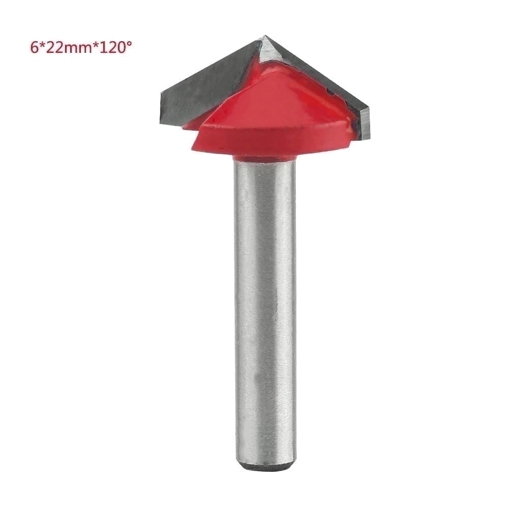 Epoxy Hand Router Bit SEIWEI V-Groove Router Bit 6mm Shaft Diameter, Hand Tool for Carving ...