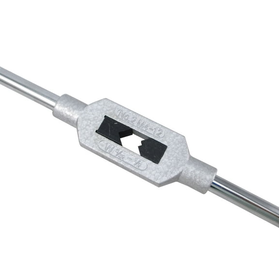 SEIWEI Zinc Alloy Tap Wrench with Sliding Jaws M1-M10 Silver