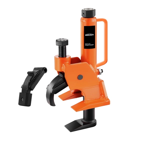 SEKAM Heavy Duty Manual Tire Bead Breaker, 45# Steel Bead Breaker Tool with 2 Jaws for Trucks Tractors ATVs, Orange