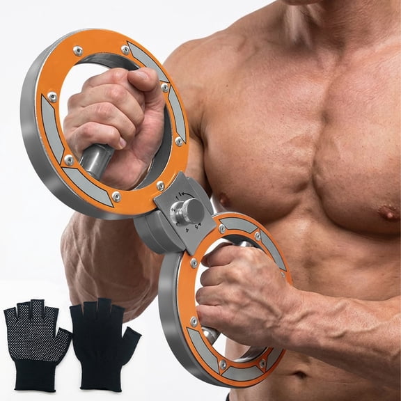 SEKAM Rotating Burn Machine, 8-15 LB Rotator Arm Exerciser with Adjustable Resistance, 360 Forearm Strength Trainer for Home Gym Workouts