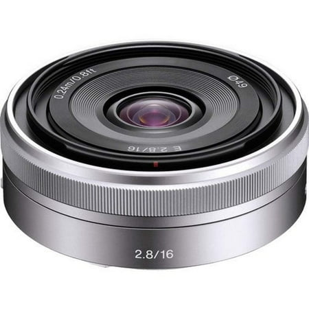Sony - 16mm f/2.8 E-Mount Wide-Angle Lens - Silver