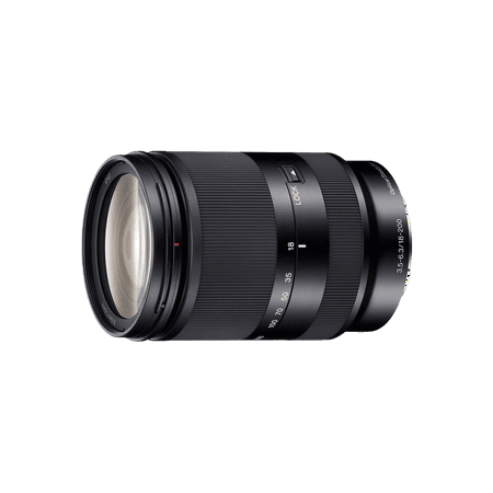 Sony - 18-200mm f/3.5-6.3 Compact E-Mount Standard Zoom Lens - Black