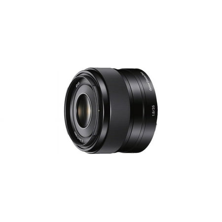 Sony - 35mm f/1.8 Prime Lens for Most NEX E-Mount Cameras - Black