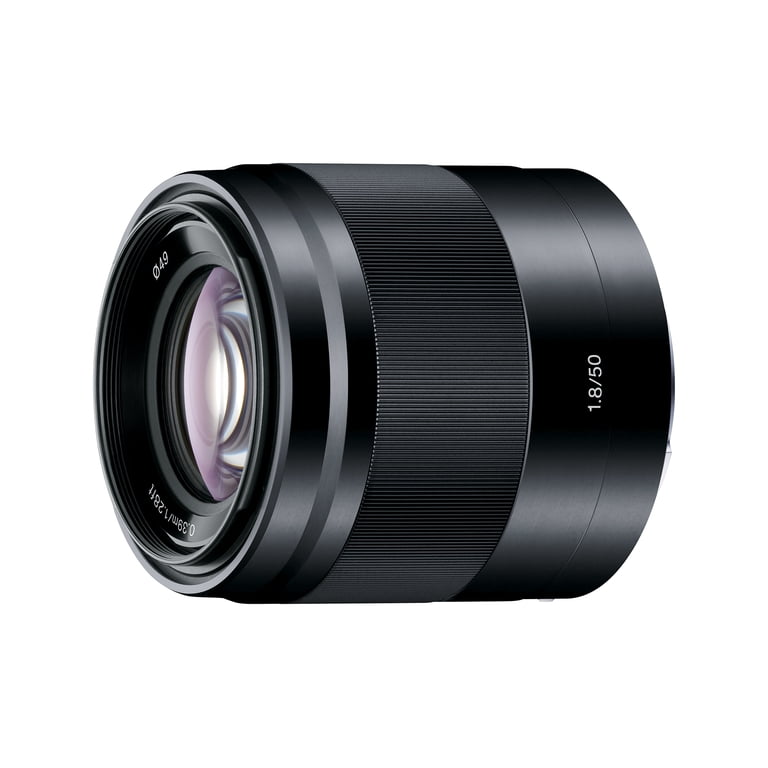 SEL50F18/B E 50mm F1.8 OSS E-mount Prime Lens - Walmart.com