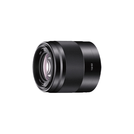 Sony - 50mm f/1.8 Optical Lens for Select E-Mount Cameras - Black