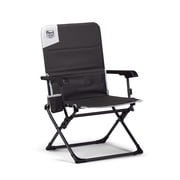 Timber Ridge SELA  EZ-Fold Camping Chair, Portable Folding Outdoor Chair with Cup Holder & Carry Strap, Obsidian Peak