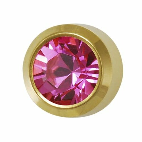 STUDEX SELECT GOLD PLATED REGULAR BIRTHSTONE OCT
