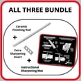 thumbnail image 1 of Selectool 3-in-1 Bundle – Ceramic Honing Rod, Sharpening Insert & Printed Instructional Sharpening Mat, 1 of 4