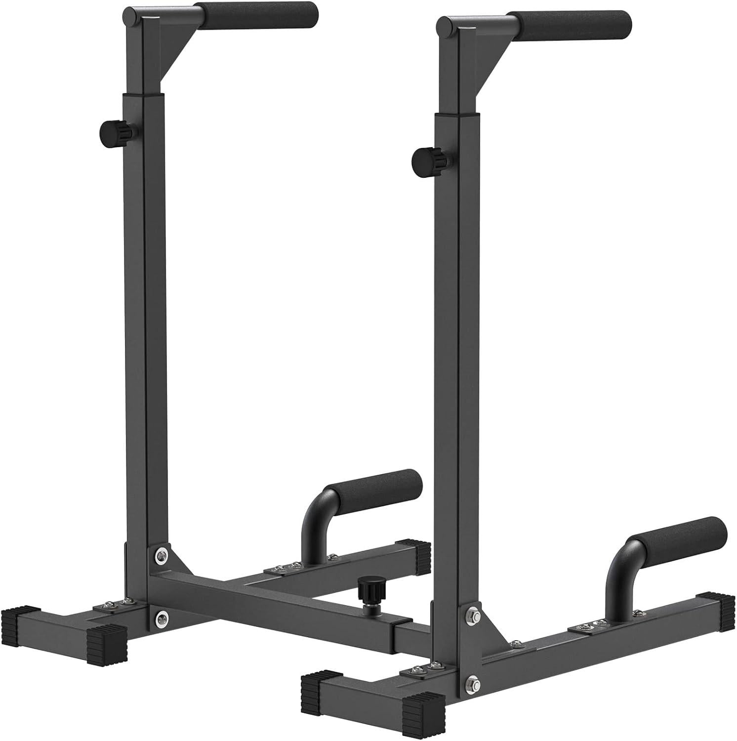 SELEWARE Heavy Duty Dip Bar, Adjustable Width & Height Dip Station Home ...