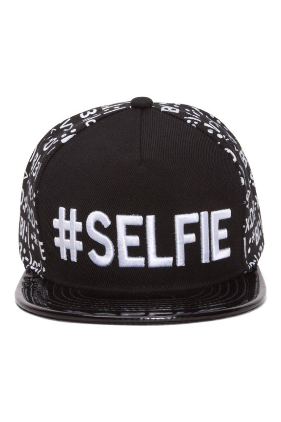 #SELFIE Emoticon Polished Bill Snapback
