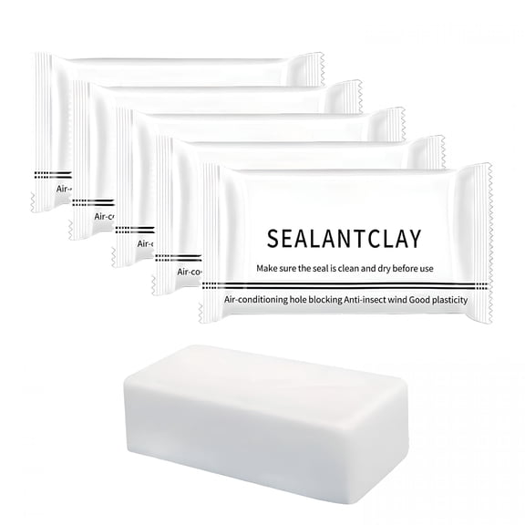 SELIVO 10-Pack White Waterproof Sealant Putty-Quick Mending Mud&Duct Seal Clay for Wall Hole Repair,Drain Pipe Connection,Air Conditioning Vents&Cracks